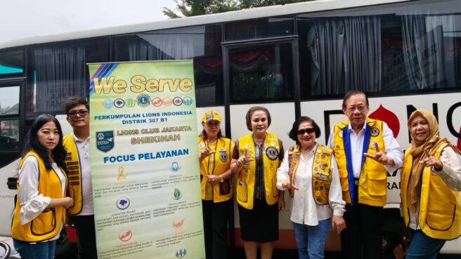 Donor Darah Rutin, Lions Club Jakarta Shekinah Distrik 307 B1