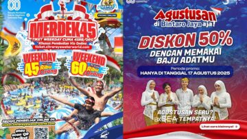 Promo HUT ke-80 RI Tempat wisata di Tangerang