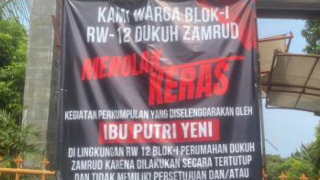 Penolakan warga terhadap hadirnya Umi Cinta di Bekasi