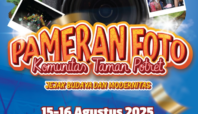 Pameran Foto Komunitas Taman Potret bertema “Jejak Budaya dan Modernitas Kota Tangerang” pada 15–16 Agustus 2025, di Gedung Kesenian Budaya, Moderland, Kota Tangerang.