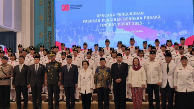 76 Paskibraka 2025 Resmi Dikukuhkan