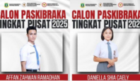Affan Zahwan Ramadhan dan Daniella Shia Caely, Dua Pelajar asal Banten Lolos Paskibraka 2025 dan Tampil di Istana Negara.