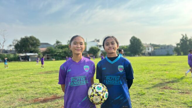 Dua pemain SSB Putri Tangsel City bermain di Kualifikasi Piala Asia