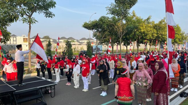 Paramount Festival Kemerdekaan HUT ke-80 RI di Paramount Petals Minggu, 17 Agustus 2025.