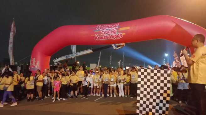 Paramount Festival Kemerdekaan: City Night Walk Diikuti 1200 Peserta. Foto: Nadia-Infotangerang.id