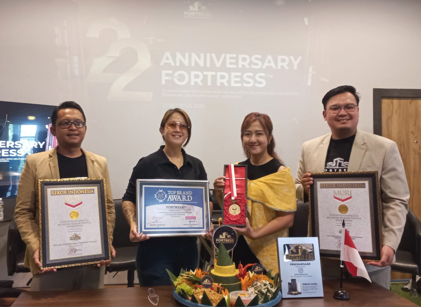 Fortress, Pintu Baja asal Tangerang Ini Buka Cabang Pertama di Papua Saat HUT ke-22 2 HUT ke-22 Fortress di Kantor Pusat Binong, Tangerang Sabtu, 23 Agustus 2025