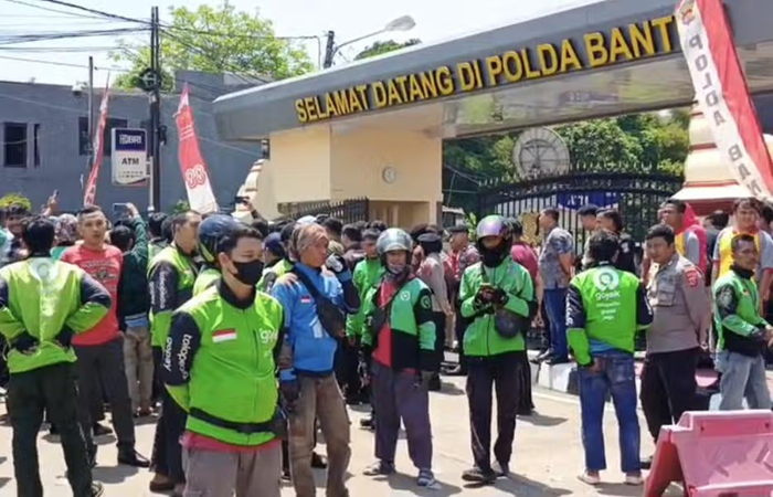 demo ojol banten