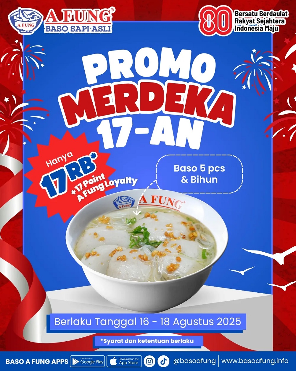 promo makanan hut ke-80 ri