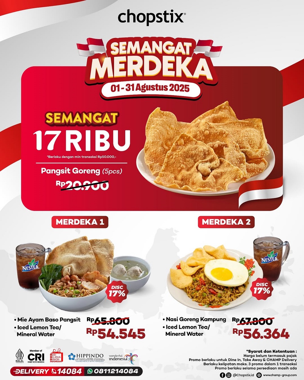 promo makanan hut ke-80 ri
