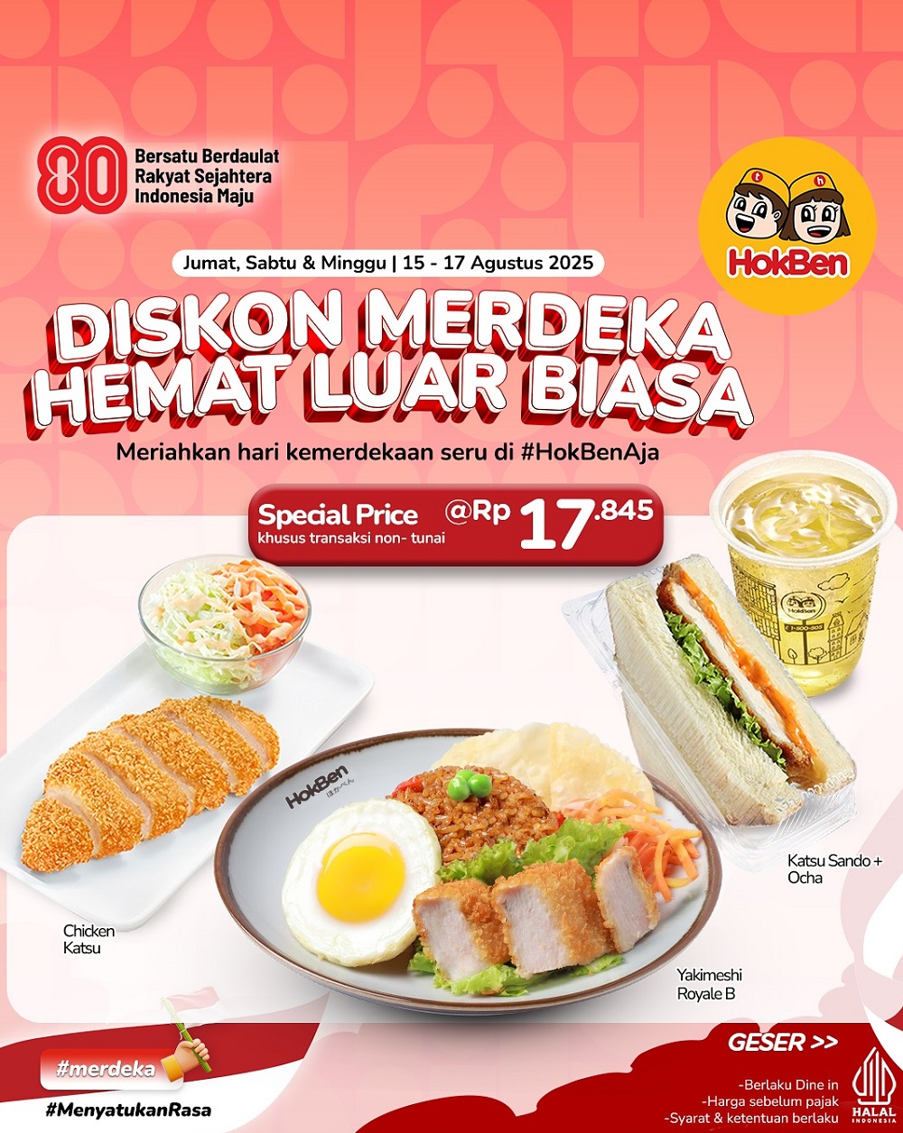 promo makanan hut ke-80 ri