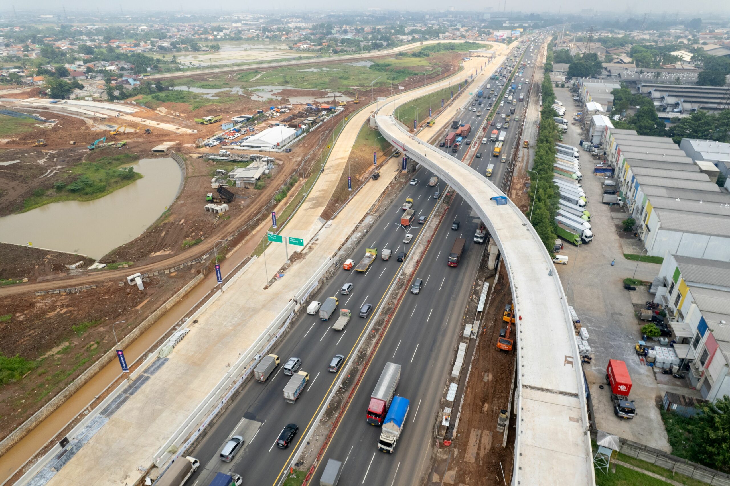 Akses Tol Paramount Petals Hampir Rampung, Pangkas Kemacetan Arteri Bitung Hingga 15 Persen 2 Akses Tol Paramount Petals