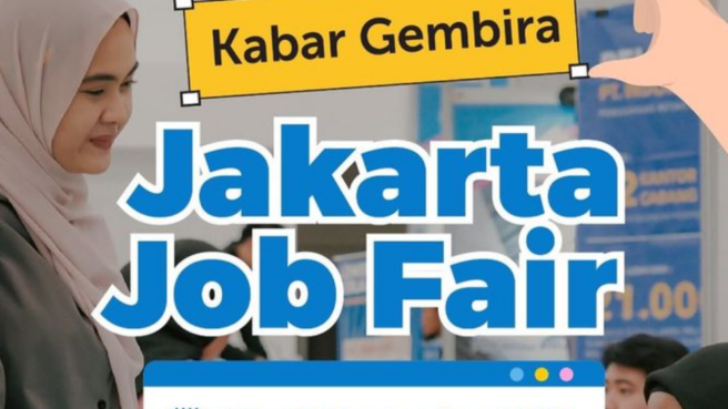 Jakarta Job Fair 2025 Dibuka Besok, Selasa 16 September 2025.