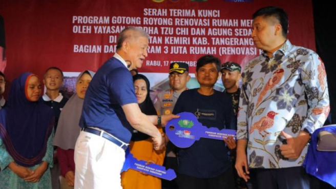 Menteri PKP Resmikan 115 Rumah Layak Huni di Tangerang