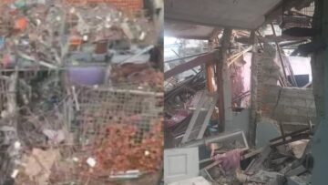 Ledakan di Pondok Cabe-Pamulang. Foto: Dokumentasi Warga