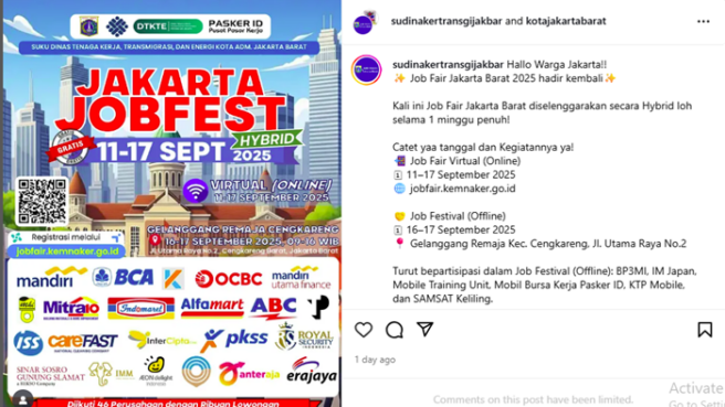 job fair jakarta barat 2025