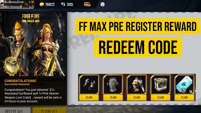 kode redeem ff