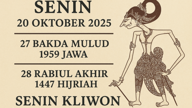 kalender jawa hari ini