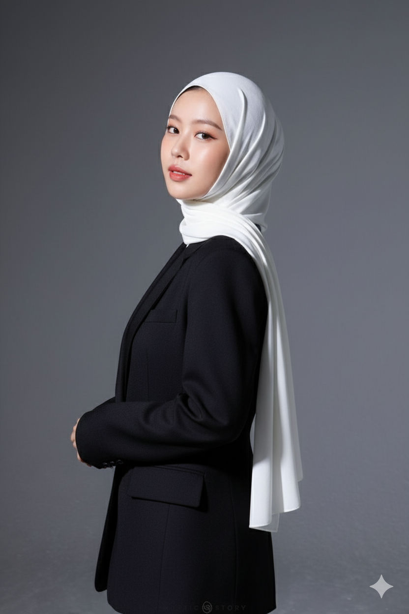 Kumpulan Prompt Gemini AI Terbaik untuk Edit Foto Wanita Berhijab Gaya Profesional, Mirip Hasil Studio! 3 prompt gemini ai