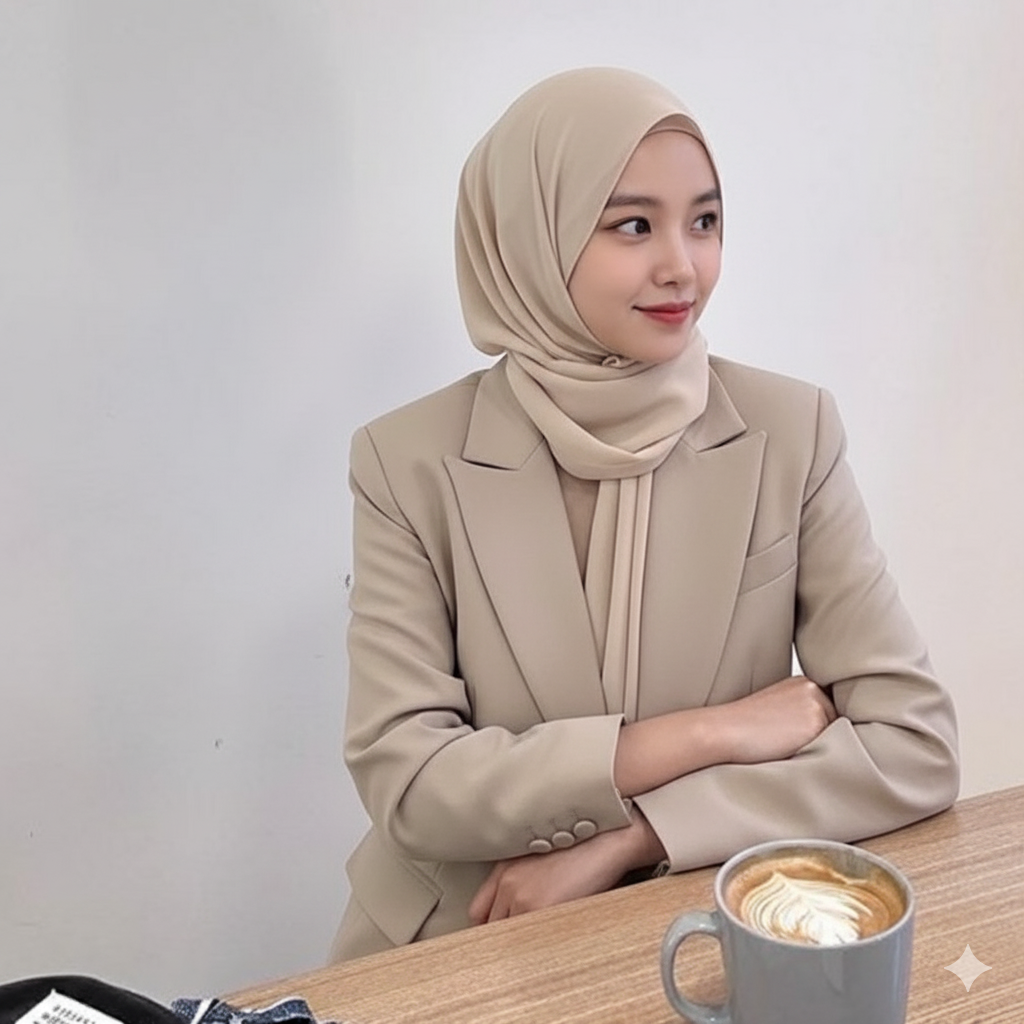 Kumpulan Prompt Gemini AI Terbaik untuk Edit Foto Wanita Berhijab Gaya Profesional, Mirip Hasil Studio! 2 prompt gemini ai