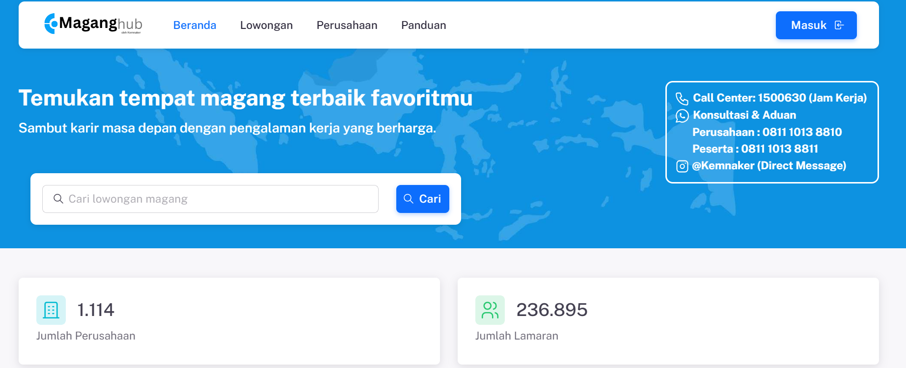 Situs Resmi Program Magang Kemnaker 2025 melalui MagangHub.Kemnaker.go.id