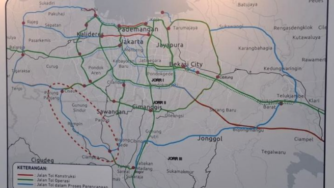 Rute Tol Bogor-Serpong via Parung