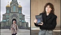 Athari Farhani Penulis Buku Dari Nusantara ke Kosmodrom dan Dudakova Taisia Olegovna Pengajar Bahasa Rusia Pushkin Institute
