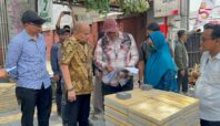 Proyek pembangunan pedestrian Jalan Ciater Kecamatan Serpong, Kota Tangerang Selatan (Tangsel) segmen 3 diperiksa Kejaksaan.