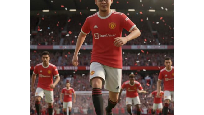 Prompt Edit Foto di Stadion Old Trafford