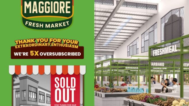 Maggiore Fresh Market Paramount Gading Serpong yang diluncurkan pertengahan Oktober 2025 sukses terjual habis.