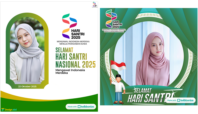 Twibbon hari santri Nasional 2025