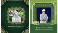 prompt gemini ai twibbon hari santri nasional 2025