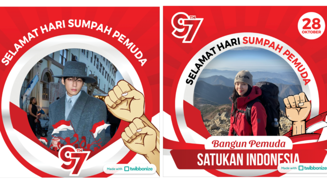 50 Twibbon Hari Sumpah Pemuda 2025: Desain Keren dan Cara Pasangnya, Siap Ramaikan Sosial Media! 1 twibbon hari sumpah pemuda