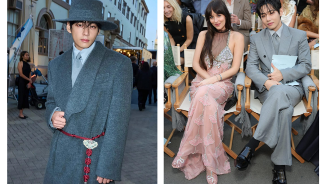Daebak! Penampilan V BTS di Vogue World Tuai Perhatian, Duduk Bareng Dakota Johnson hingga Sapa ARMY dengan Seikat Bunga 1 v bts
