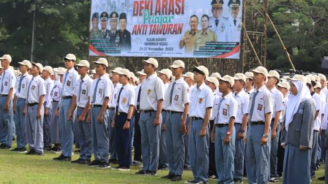1.000 Pelajar Deklarasi Anti Tawuran di Tangerang