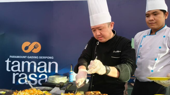 Grand Opening Taman Rasa Gading Serpong hadirkan demo masak spesial Teppanyaki & Canape Plating Show dari Vega Hotel, Jumat 7 November 2025/Nadia-Infotangerang.id