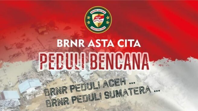 BRNR Asta Cita Presiden Kirim 100 Genset dan Relawan Dokter ke Aceh Lewat Hercules