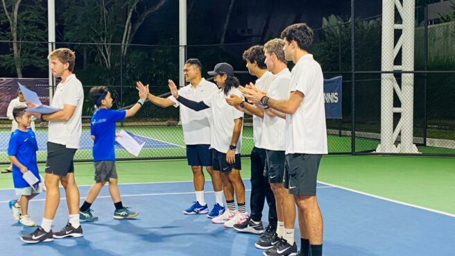 Rafa Nadal Tennis Camp Jakarta 2025 yang diselenggarakan pada 10 hingga 14 Desember 2025 di ARYADUTA Country Club