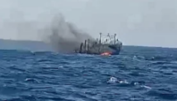 Kapal Maulana Asal Jakarta Terbakar di Perairan Lampung