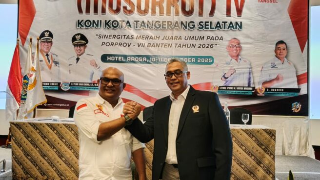 Tanpa Voting, Mahludin Icha Ditunjuk Jadi Ketua KONI Tangsel Usai Hamka Mundur