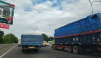 Pembatasan Truk di Tol Tangerang-Merak/Foto: Nadia Infotangerang.id
