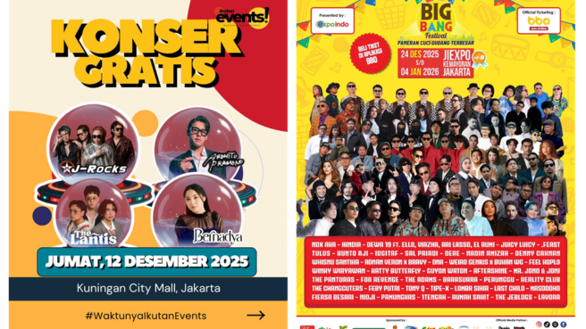 konser musik jelang akhir tahun 2025