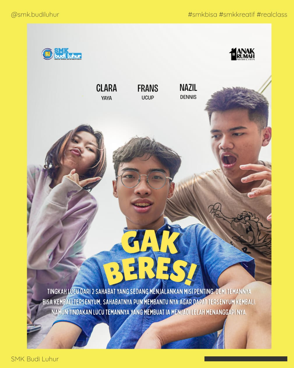 8 Film Karya Siswa SMK Budi Luhur Tangerang Tayang di Bioskop XXI: Wajib Ditonton Saat Liburan Sekolah! 6 smk budi luhur