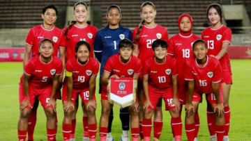 Potret skuad Timnas Putri Indonesia
