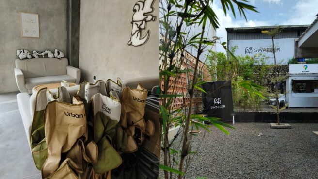 Cafe SWAEGER di Serpong Utara, Tangerang Selatan berkonsep Industrial