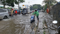 pantau banjir di Jakarta