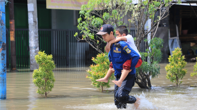 banjir di Kota Tangerang