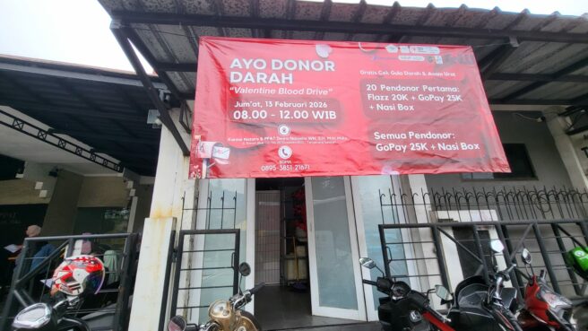 Peringati Hari Valentine, Kantor Notaris Desra Natasha Gelar Donor Darah Bertema Berbagi Kasih