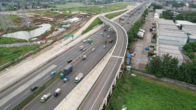 Pembangunan Akses tol langsung Jakarta-Tangerang KM 25