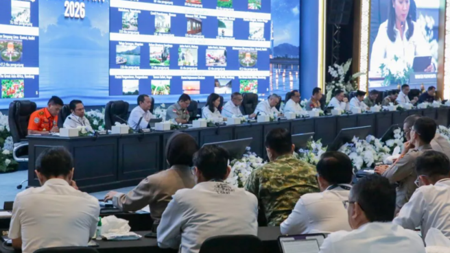 Rapat Koordinasi Persiapan Idulfitri yang digelar di Jakarta Selatan, Senin 2 Maret 2026.