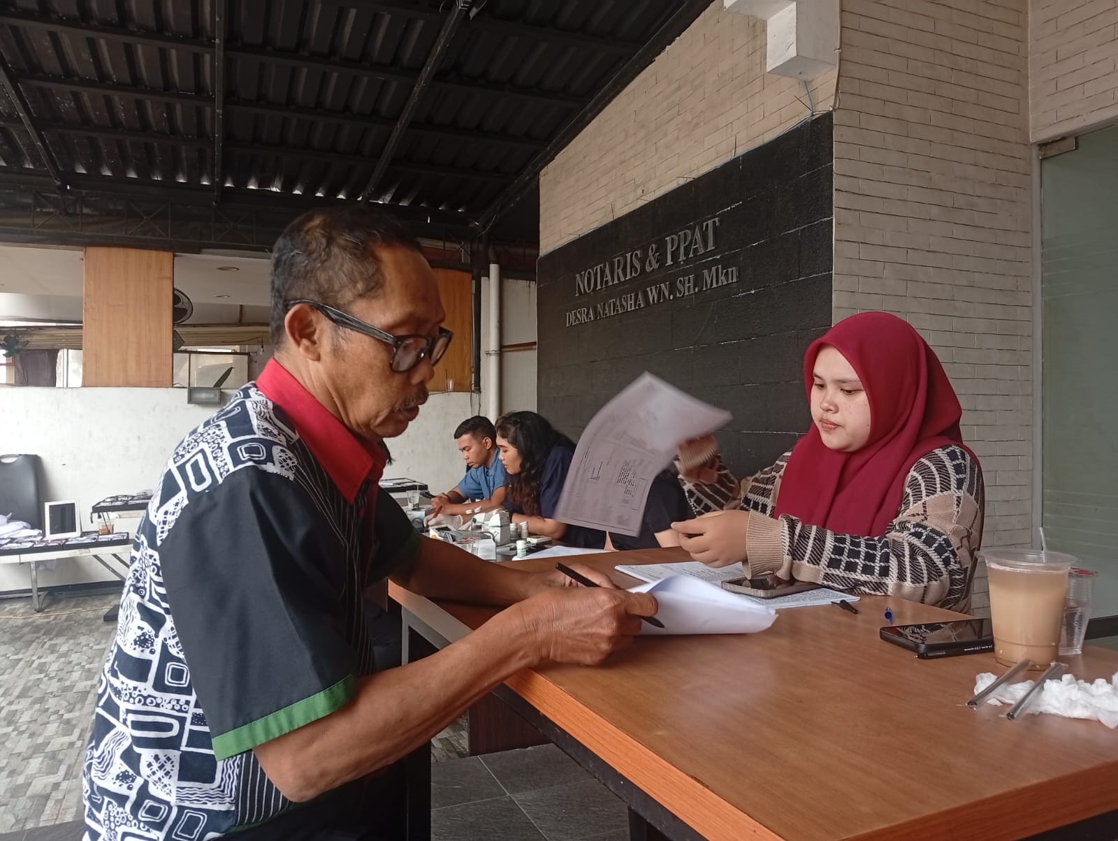Peringati Hari Lahir Pancasila, Kantor Notaris Desra Natasha Gelar Donor Darah 2 Pendaftaran Donor Darah